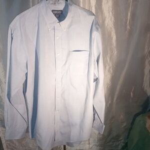 Lands' End Men's Light Blue Dress Shirt